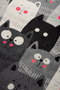 Conceptum Alfombra Cats - Grey 100 x 160 cm